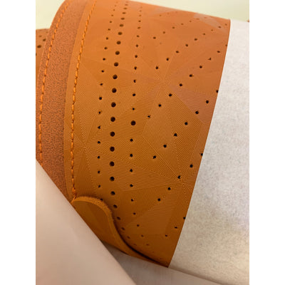 SET-OF-4 OUMANNI Universal Fit Breathable Suede Seat Covers, 2 Head Pads Orange