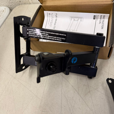 Full Motion TV Wall Mount For 13" To 42" TVs; Tilt, Swivel & Extend - Black