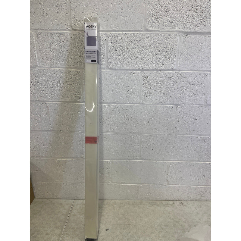 Persianas enrollables inalámbricas AOSKY, persianas opacas para ventanas, 45" de ancho x 72" de alto, color blanco.