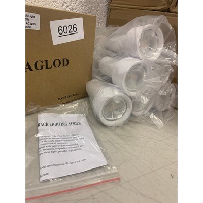 6-Pack EAGLOD 10W J Type Track Lighting Head to Base, Dimmable LED Lightolier