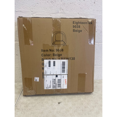 EighteenTek 63" x 63" x 63" Beige Instant Pop Up Bubble Tent Waterproof, Clear