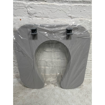 TABEKE Raised Toilet Seat w Handles, Soft Padded Toilet Seat Risers for Seniors
