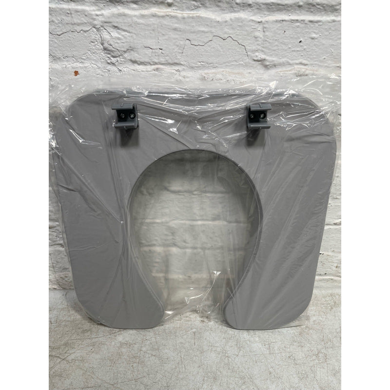 TABEKE Raised Toilet Seat w Handles, Soft Padded Toilet Seat Risers for Seniors