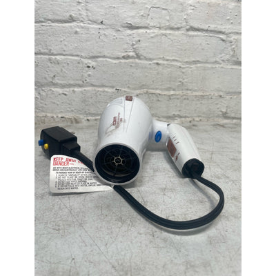 Conair Hair Blow Dryer, Double Ceramic w/ Ionic Conditioning, Travel Size. White