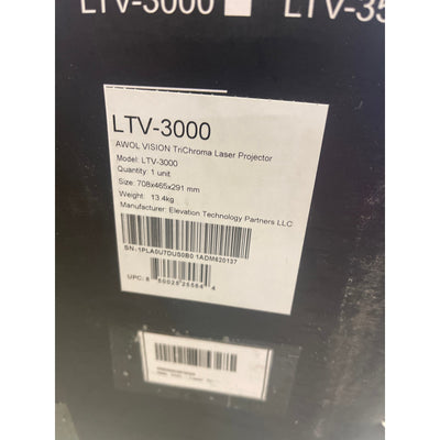 AWOL VISION LTV-3000 Pro 4K 3D Ultra Short Throw Triple Laser Projector Black