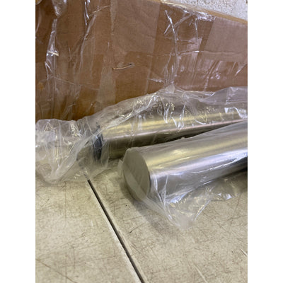 Muzata 12' Pre-drilled Stair Handrail 2" OD Round Brushed Wall Mounted ‎HSL-1207