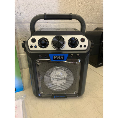 Singing Machine Groove Cube Hype Bluetooth,  Karaoke Machine Speaker & Mic