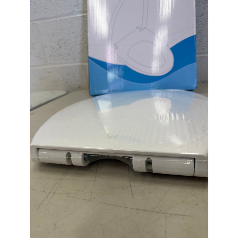 Dayao Premium Round Toilet Seat with Cover, Slow Quiet Close, Bathroom - White