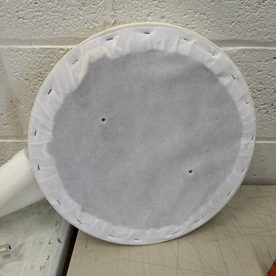 Cenozo Modern Minimalist Vanity Chair Clear Acrylic w/ Velvet Seat Cushion Cream