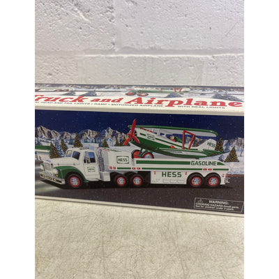 Hess 2002 18 Wheeler Truck and Airplane Toy - New - Original Box - Collectable