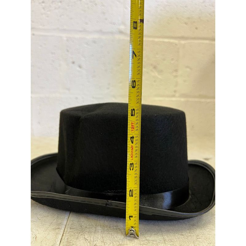Pallet of 200+ Felt Top Hats for Magician, Derby, Costume Victorian Ringmaster, Black, NEW