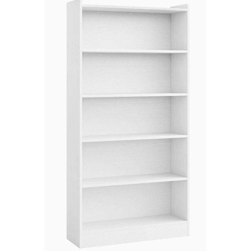 Tribesigns Wood Bookcase, 72" x 35" x 12" Bookshelf with 6 Storage Shelves White