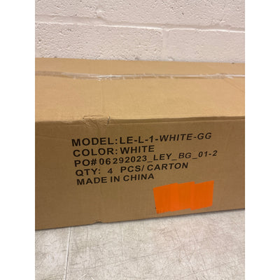 Set-of-4 Flash Furniture Hercules Series Folding Chair - White Resin - 800LB Cap
