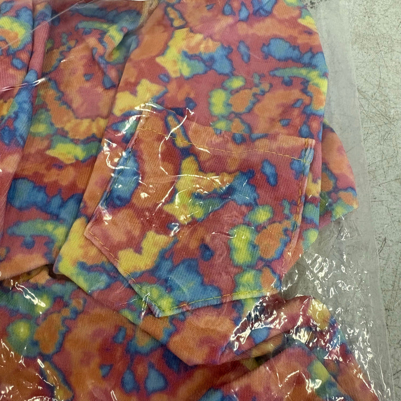 Koolaburra by UGG Printed Pet T-Shirt Dog Outfit- 12-13" Collar, Rainbow - Small