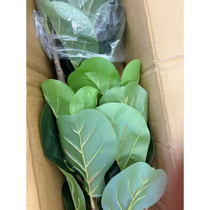 GARVEE Faux Fiddle Leaf Fig Tree, 4 Ft Artificial Ficus Lyrata Plant, 72 Leaves