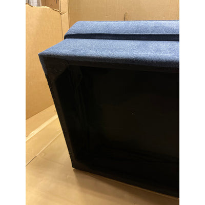 47x37x31" Floor Couch, Love Seat, Living Room Furniture w Cushions, No feet Blue