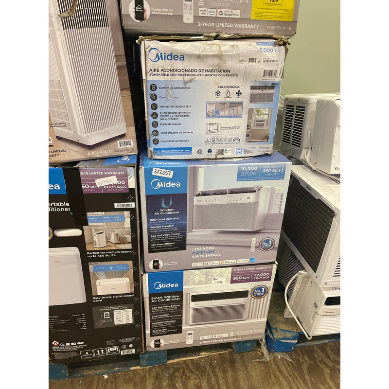 LOT-OF-25 FOR PARTS A/C Units, Window & Stand up, 5,000 to 12,000 BTU - White