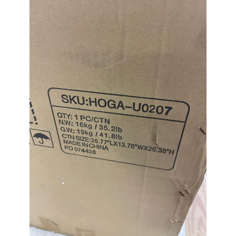 Tribesigns Wood End Table, Narrow Side Table Nightstand with 2 Drawers Black