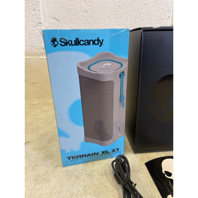 Skullcandy Terrain Large XT Compact Tough Wireless Speaker, Light Grey 10 Hours