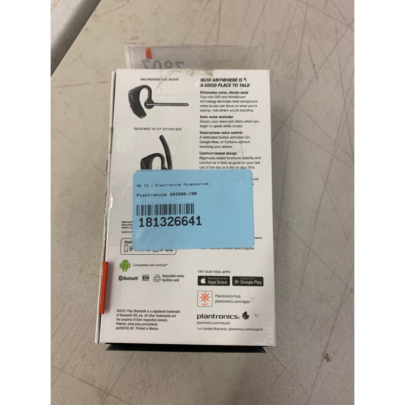Headset Only Plantronics Voyager 5200 Bluetooth Headset, w Noise-Canceling Mic