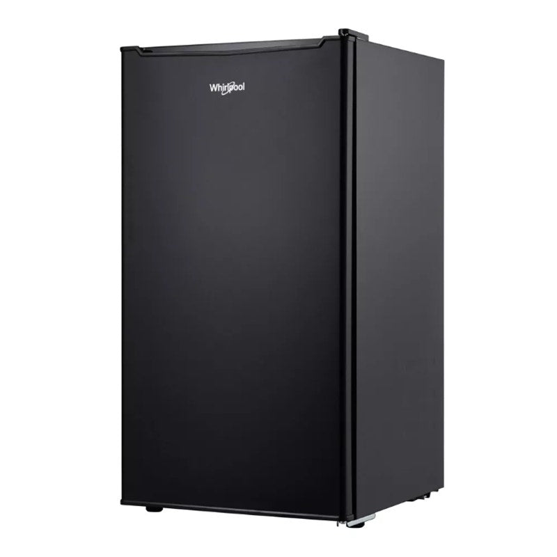 Whirlpool 3.3cu ft Mini Refrigerator Reversible Door Adjustable Thermostat Black