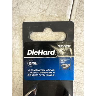 DieHard 15/16" Extra Long Combination Wrench, Hand Tools Chrome Vanadium DH50037