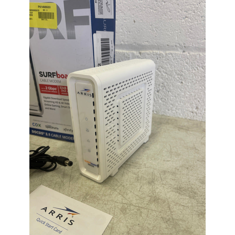 ARRIS SB8200 - Cable Modem - Fast DOCSIS 3.1 32x8 Gigabit Cable Modem White