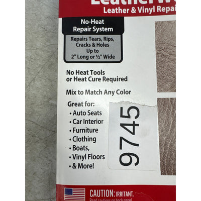 JB Weld Professional Vinyl/Leather Repair Kit Heat Iron Repair Rips Cracks Holes
