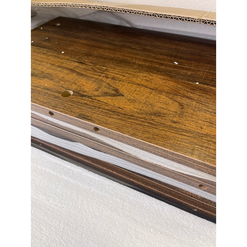 Tribesigns Farmhouse Console Table 47" Wood Entryway Sofa Table Storage, RUSTIC