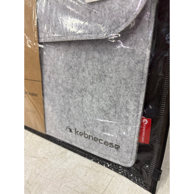 Kebnecase Nordic Stylish 15" Laptop Sleeve/Laptop case/Computer Bag Grey Felt