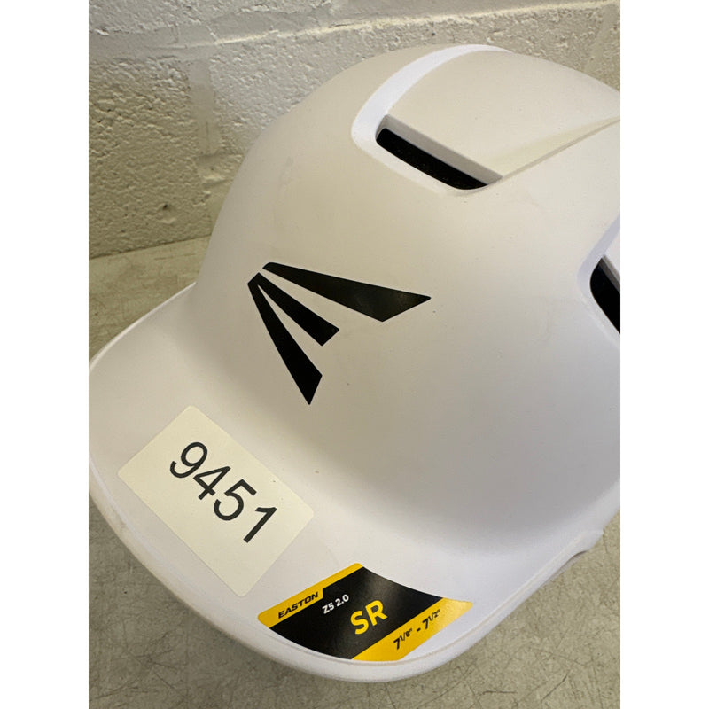 Easton Z5 2.0 Helmet White Size Senior 7-1/8"-7-1/2" Baseball Helmet SEE DETAILS