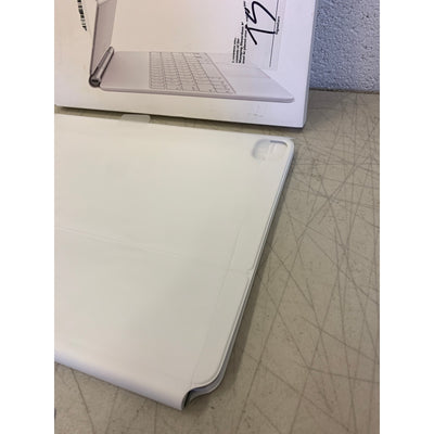 Apple - Magic Keyboard for iPad Air 13" (M2) - White MJQL3LL/A Built-in trackpad
