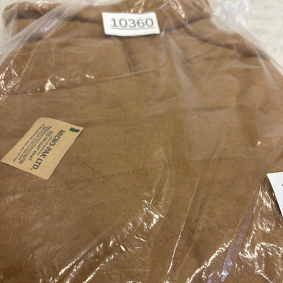 Koolaburra UGG Pet Koola Faux Suede Vest Dog Jacket 17-18" Collar, Brown Large