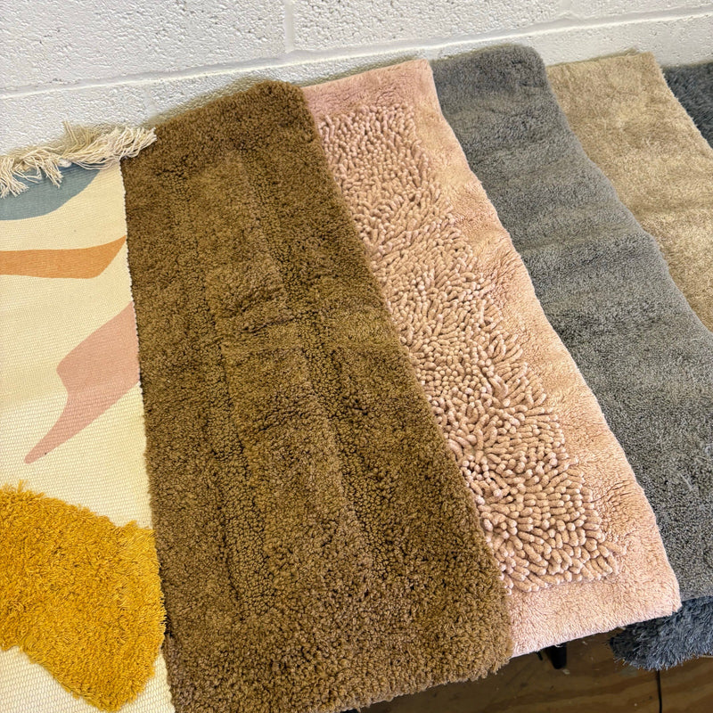 Set-of-8 Small Rugs, Extra Soft, for Bathroom, Kitchen, Door Mat, Non-Slip