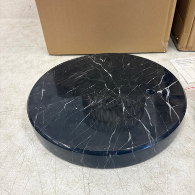 80" Floor Lamp Boho w Rotary Switch, 3 Lights Arc Lamp w Wicker Shade - Black