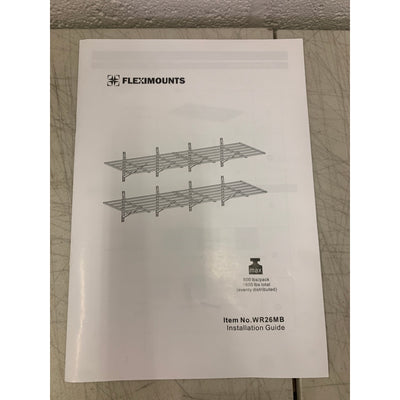 Flexispot PRO Garage Storage Shelving 2′ X 6′ - 2 Pack 1600 lbs Capacity WR26MB