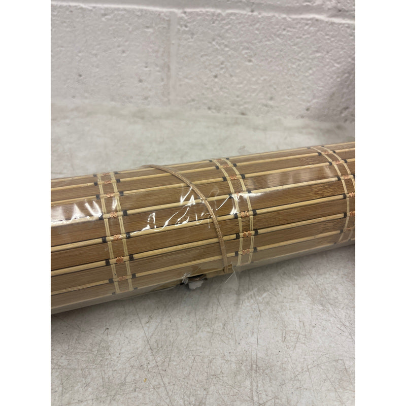 60" Wide Bamboo Blind Window Shades, Corded - Brown UNKNOWN LENGTH