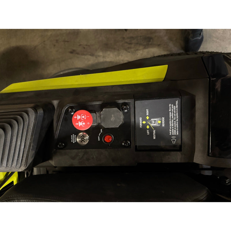 RYOBI 80V HP Brushless 42" Electric Zero Turn Mower (2) 80V (2) 40V Batteries & Charger, WITH Cart
