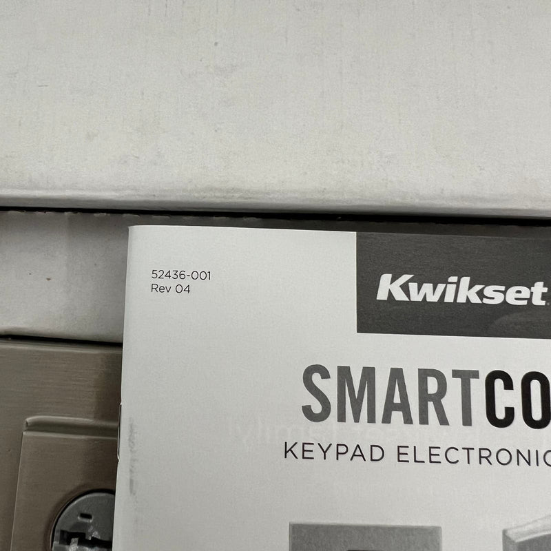 Kwikset Single Cylinder Electronic Deadbolt SmartCode 260 Satin Nickel Keypad
